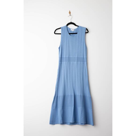 Jason Wu Collective Blue Knit Midi Dress Size XL - Picture 4 of 9